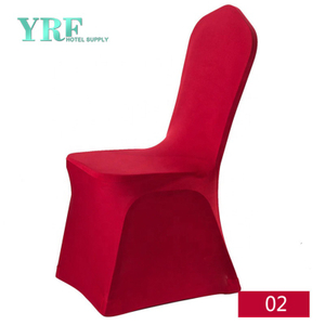 YRF Usine de gros bon marché Universal Spandex Red Chair Covers