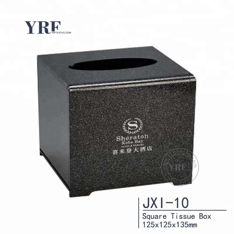 Boîte à mouchoirs carrée personnalisée en acrylique de nouvelle conception de YRF