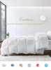 Hôtel 95% Duvet D'oie Chine Fournisseur 100% Coton King Cover Blanc