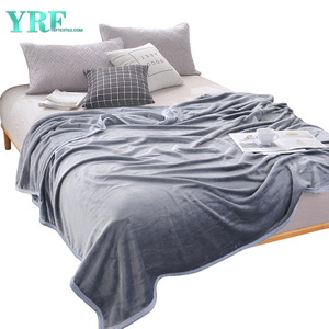 La couverture de vison durable a teint la couleur multi simple super douce pour le lit double