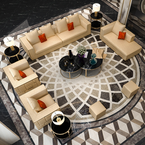 Meubles de sofa de lobby d'hôtel de couleur faite sur commande d'approvisionnement d'usine