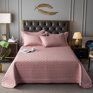 Hot Sale Hotel Pink Couvre-lit Queen Size léger toutes saisons
