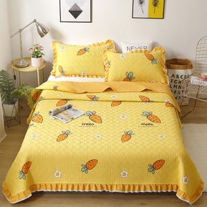 Parure de lit luxueuse en coton Cal King Fancy Collection Jaune pour l'hiver