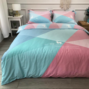 Nouveau produit coton imprimé confortable pour drap de lit simple